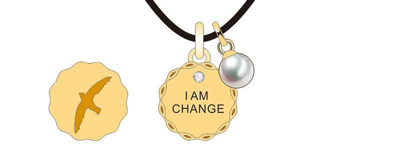 Individual Design Slogan Orange Jewelry Set