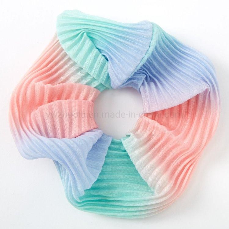 Black Elastic Fabric Hair Scrunchies for Ladies