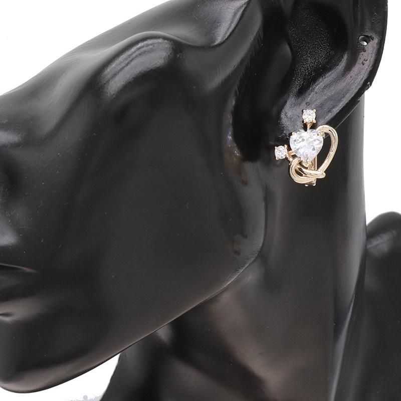Wholesale Cubic Zirconia 18K Gold Plated Women′s Earrings