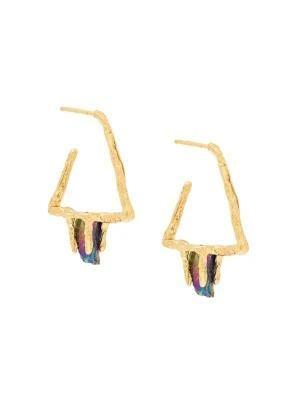 Fashion Personality Triangle Metal Earrings Jewelry