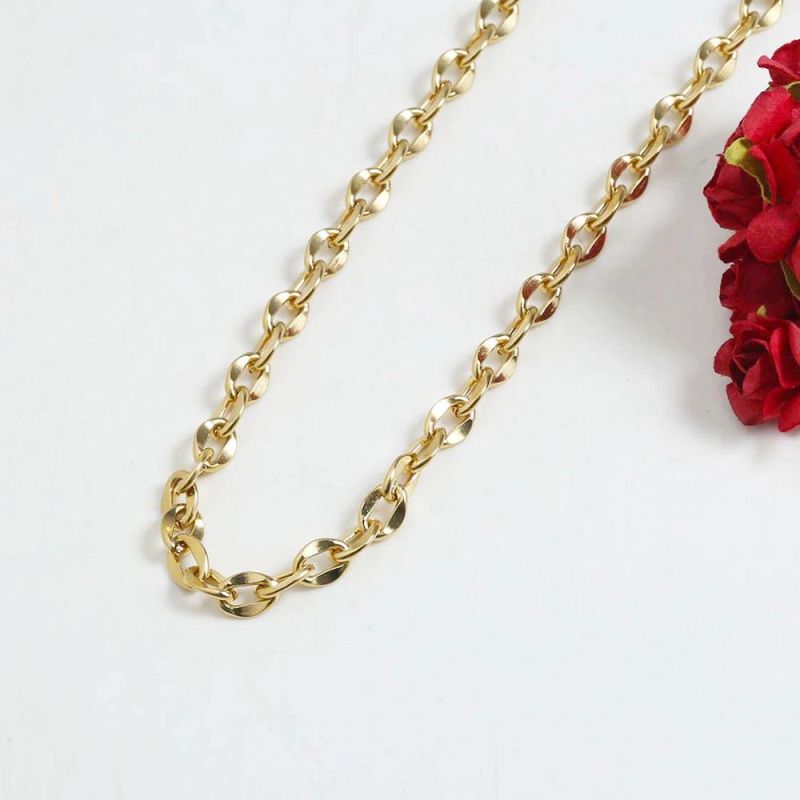 Manufacturer Custom Jewelry 2022 New Arrivals Gold Plated 18K Fashion Necklaces Waterproof 14K Jewelry Stainless Steel Wholesale Fashion Men Women Unisex