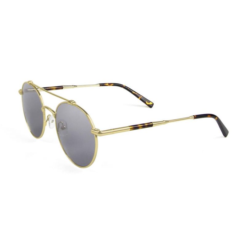 Hot Sale Fashion Men Retro Full-Frame Polarized Sunglasses Men High Quality Optical Vintage Round Metal Glasses Women