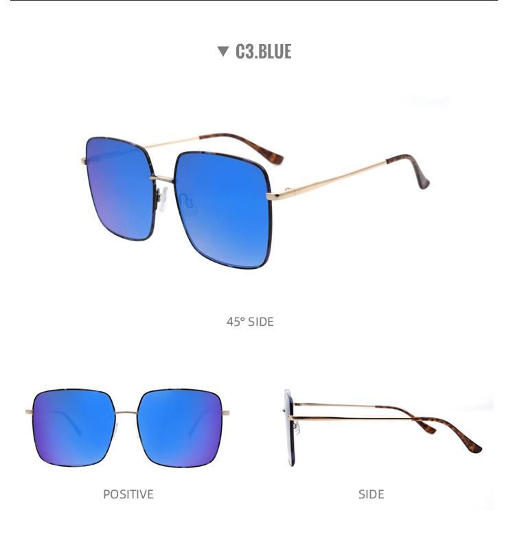 2022 New Fashion Sunglasses UV400 Oversized Classic Design Glasses Big Frame