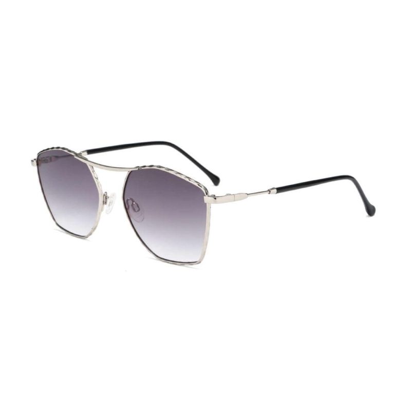 Latest Fashion New Design Stylish PC Lense Metal Sunglasses in Stock