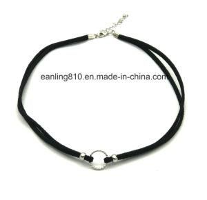 Black Suede Velvet Choker Necklace for Women Handmade Jewelry