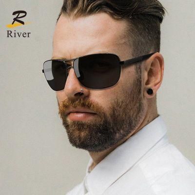 Hot Sale Custom Logo Wholesale Cool Brand Designer Polarized Men Sunglasses