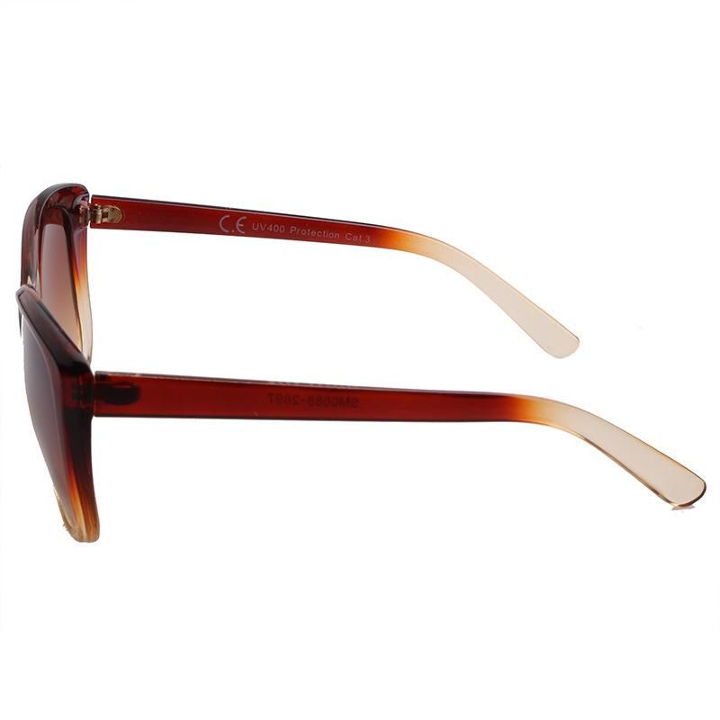 2020 Latest Shiny Transparent Brown Fashion Sunglasses