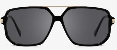 Polarized Sunglasses for Men Women with Hand Made Acetate Frame, Ideal for Driving Fishing Cycling and Running, UV Protection