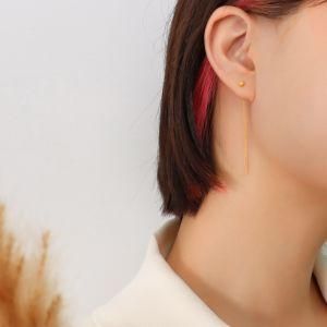 Fashion Women Jewelry Stainless Steel Chain Earrings for Women
