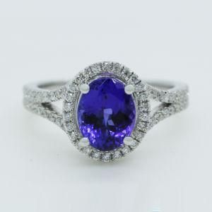 Elegant New Fashion 925 Sterling Silver Sapphire Gemstone Ring