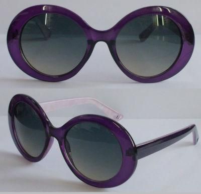 Cheap Round Shape Purple Promotion Sunglasses