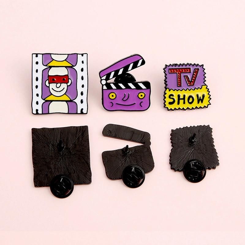 Cartoon TV Film Brooch Shirt Collar with Badge Brooch