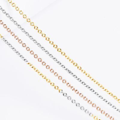 Classic 1mm Stainless Steel Not Allergic Chain Necklace Gold Plated Body Layering Chain Necklace for Bra Chest Glasses and Panty