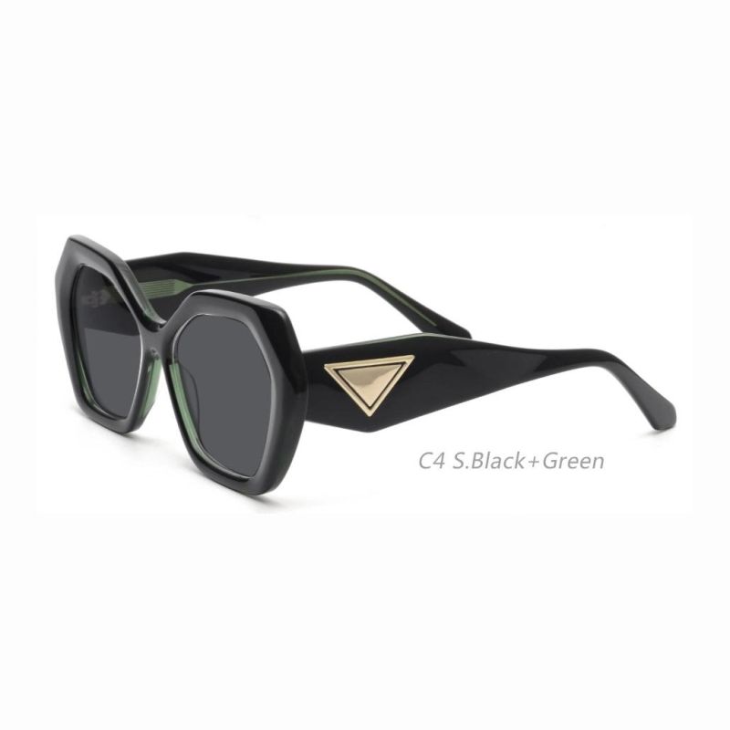 Italian Mazzucchelli High Quality Hand Made OEM Luxury Cellulose Acetate Sunglasses