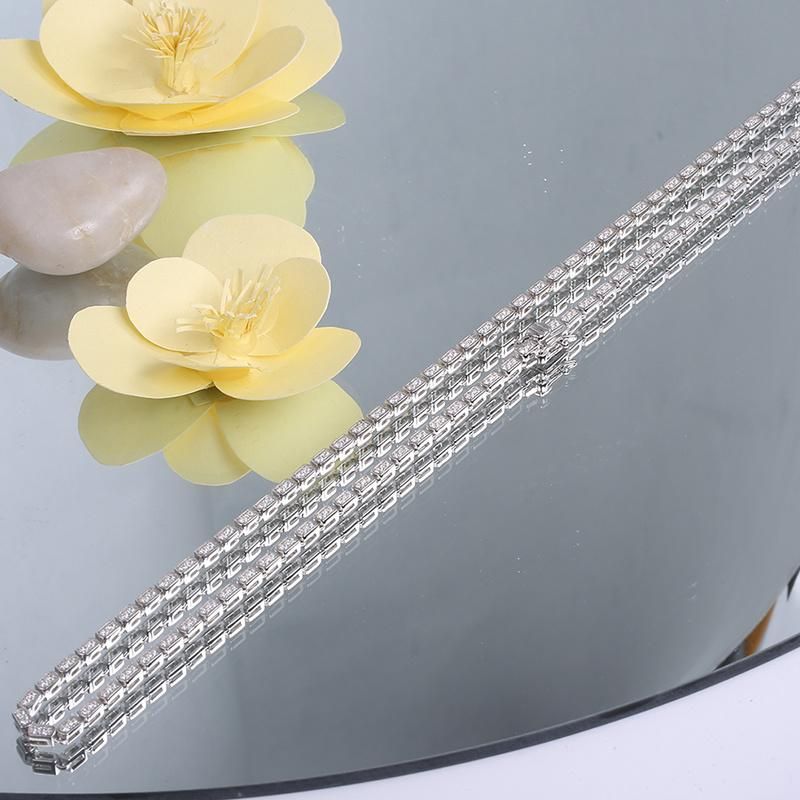 Fashion Jewelry Fashion Accessories New Style Hip Hop Jewellery AAA Moissanite Cubic Zirconia Factory Wholesale Necklace