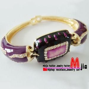 New Zinc Alloy Material Bangle with Enamel (F2012080001)