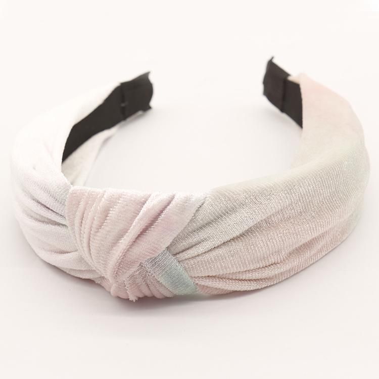 13 Color Velvet Hairband with Tie-Dye Effects M20703