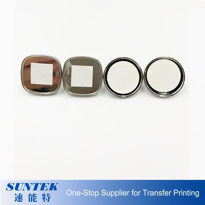 Sublimation Metal Jewelry Round Ear Stud