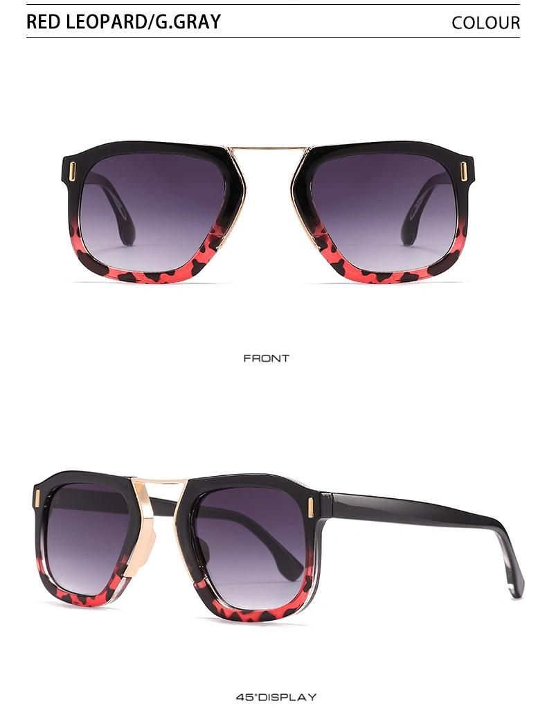 Women Men Hot Selling Cheap Wholesale Sun Glasses UV400 Colorful Square Shades Frame Trendy Fashion Sunglasses