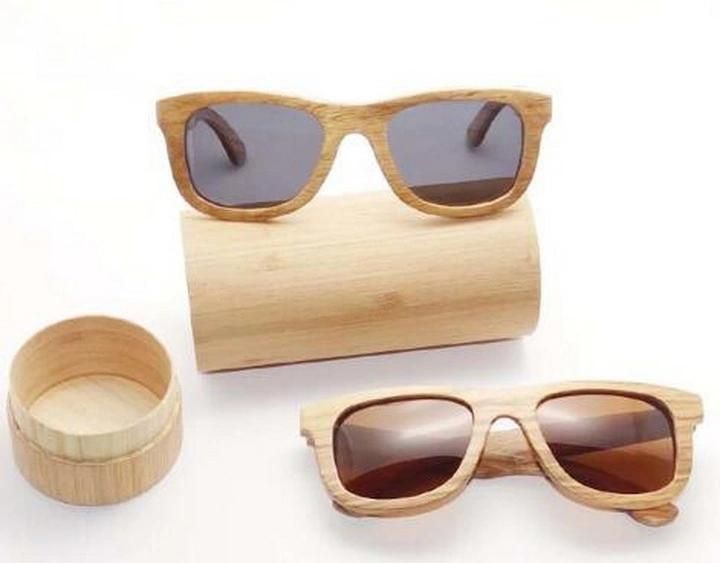 Bamboo Wood Polarized Sunglasses with Customized Logo