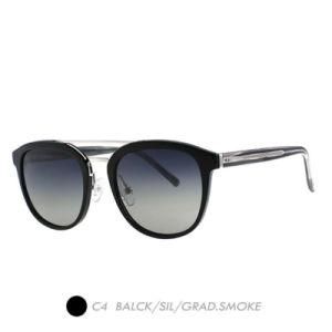 Metal&Nylon Polarized Sunglasses, Two Bridge New Fashion Frame A18031-04