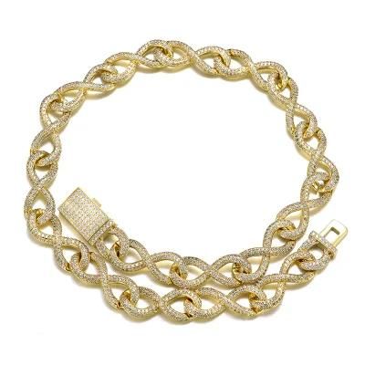 Fashion IP Gold Plated Grass Chain Necklace