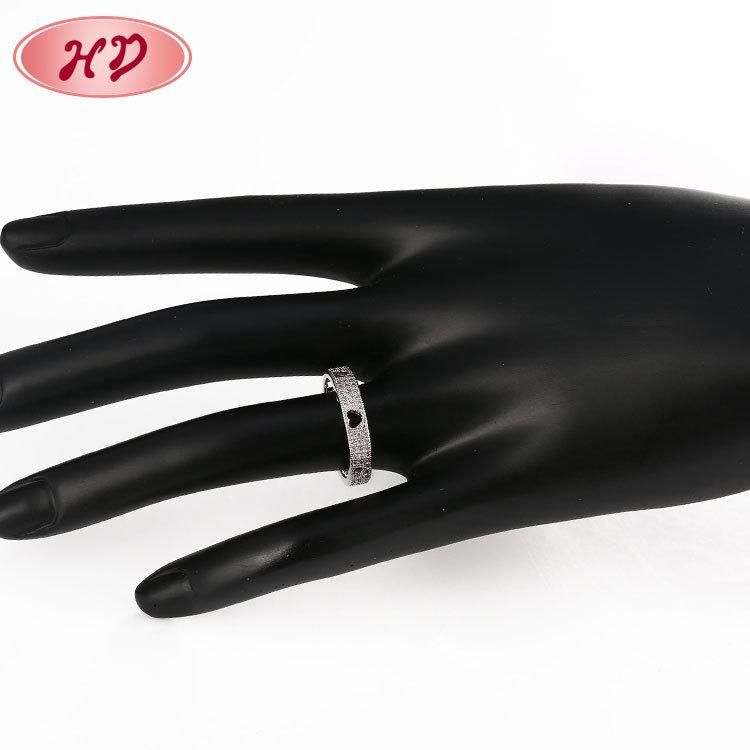 Fashion 18K 14K Gold Plated Silver Wedding Rings Women Stainless Steel Finger Rings Man Design Engagement Jewelry