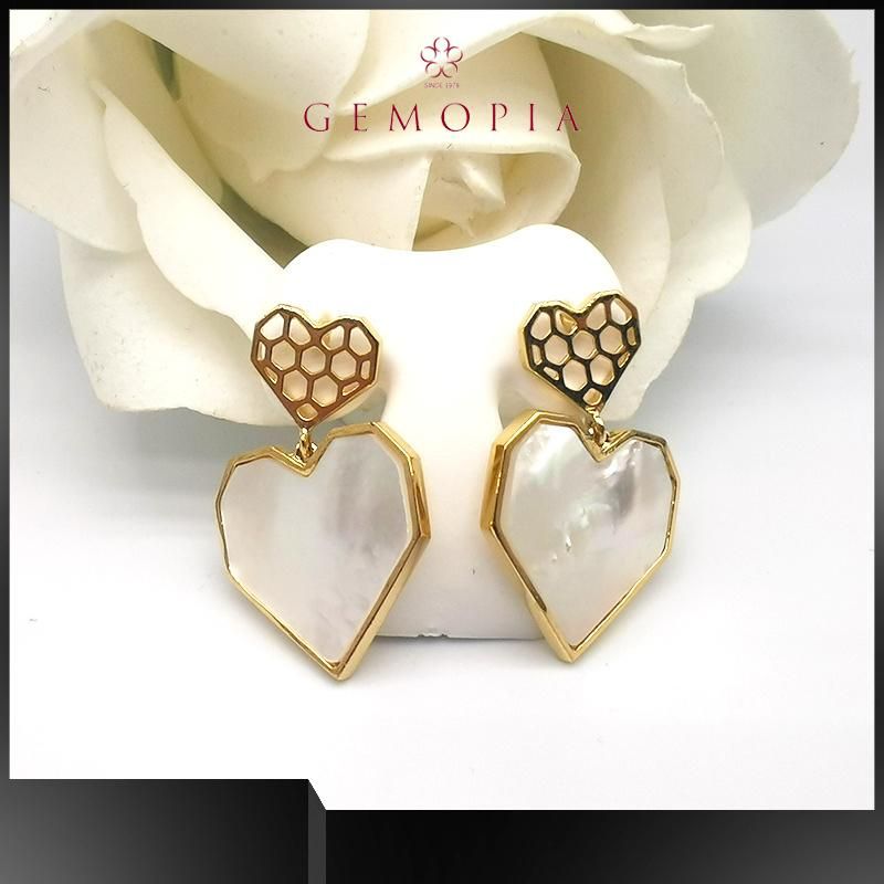 Earrings in Gold Plated Trendy Blogger Dangle Earrings for Women