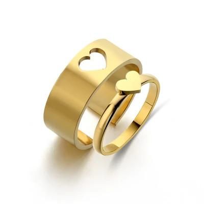 Simple Fashion Jewelry Titanium Steel Ring Wholesale Love Ring