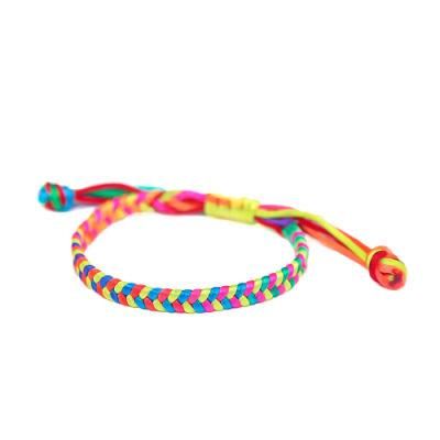 Color Red Rope Bracelet Hand-Woven Colorful Red Rope Bracelet This Year Dragon Boat Festival Male and Female Lovers Wholesale Rope
