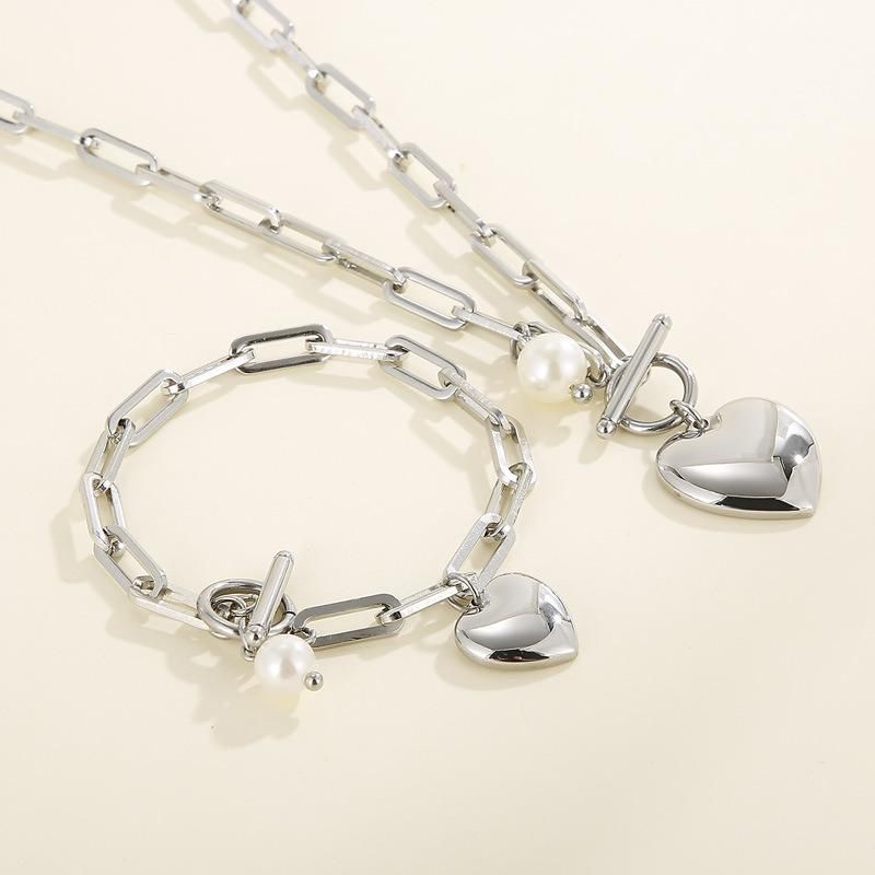 Manufacturer High Quality Custom Women Jewelry Set, Custom Women jewellery Set, Women Stainless Steel Heart Jewelry Set