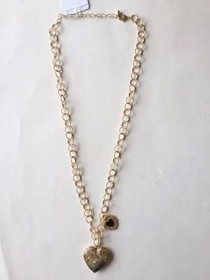 Fashion Metal Jewelry Necklace Chaining Gold with Cyrstals 26~29+3cm
