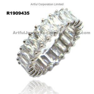 Prong Set 925 Sterling Silver Ring