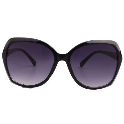 2020 Women UV400 Black Fashion Sunglasses with Metal Deco