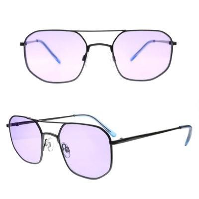 Square Metal Fashion Sunglasses for Men