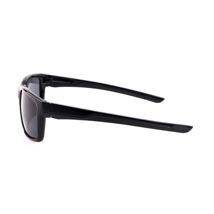 Black Square Oversized Sport Sunglasses