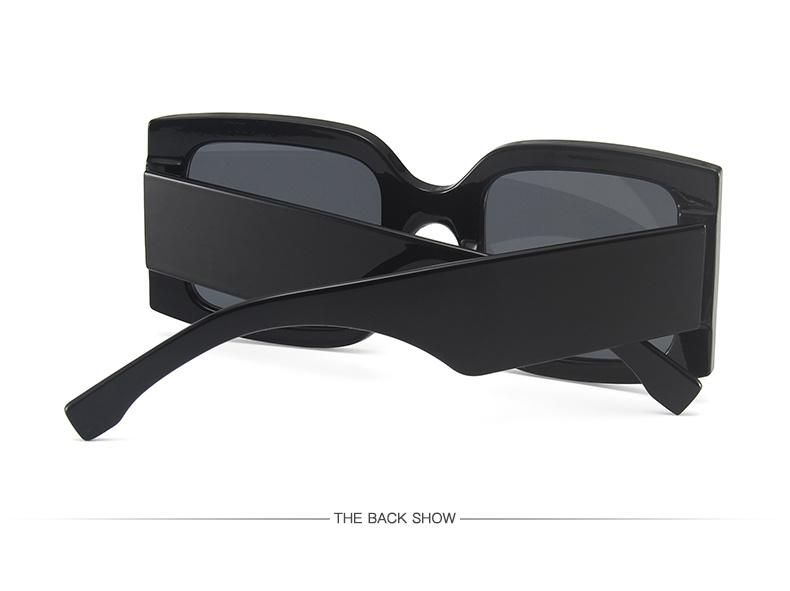 Sunglasses Personality Colorful Wide-Leg Glasses
