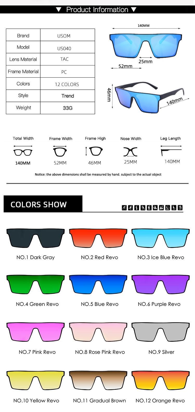 Wholesale Retro Plastic Frame Custom Logo Sunglasses Gafas Desol for Men Women