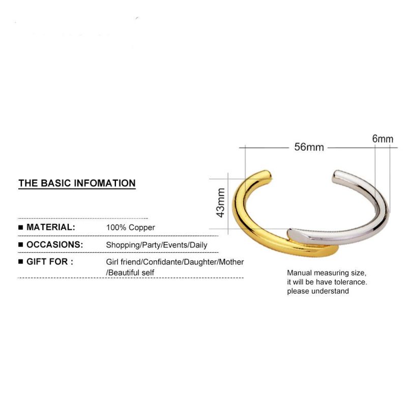 New Arrivals Brass Chain Bracelet in Gold Platting Fashion Jewelry
