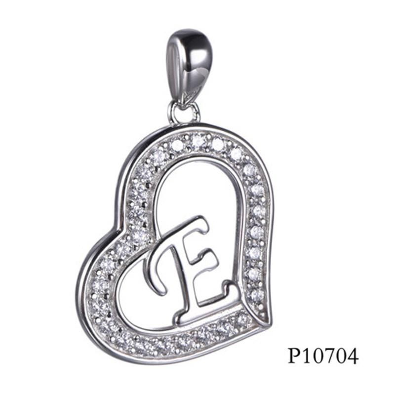 Hotsale Alphabet in The Heart a-Z Initial Pendant