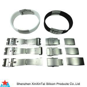 Fashion Silicone Bracelet with Buckle and Clasp (XXT10018-23)