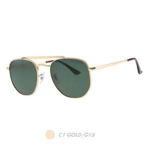 Metal New Fashion Sunglasses, Brand Replicas Aviators Frame M6021-01