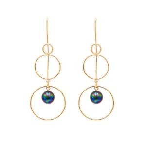 Women Jewelry Gold Plated Women Pearl Earrings