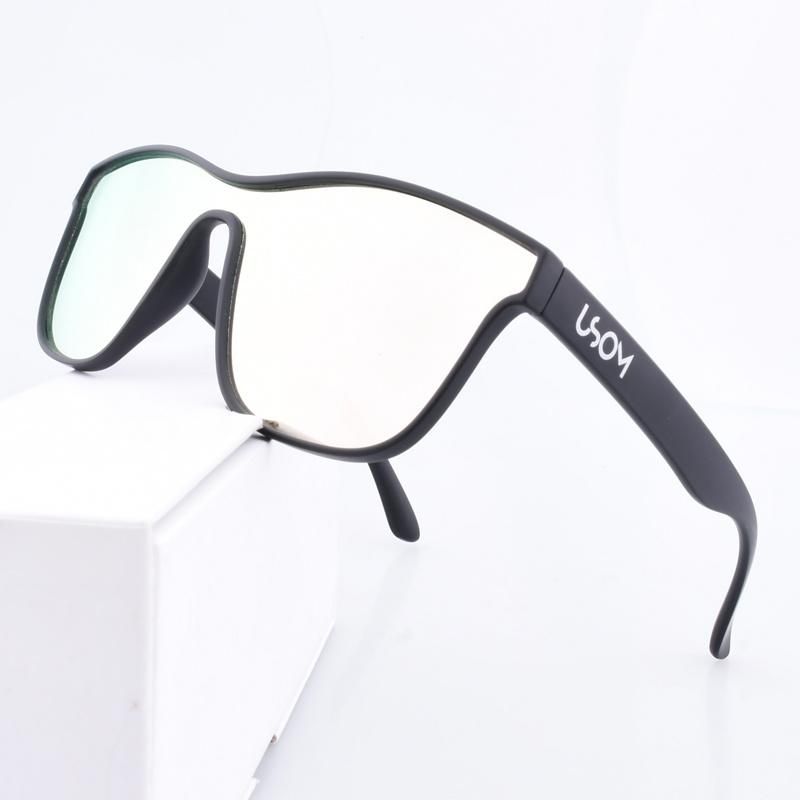 Fashion Unisex Polarized Sunglasses Seawater Prevention One Piece Lens Sunglasses