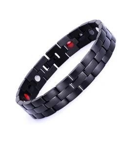 Pretty Lovers Charm Therapeutic Balance Stainless Steel Energy Magnetic Bracelet