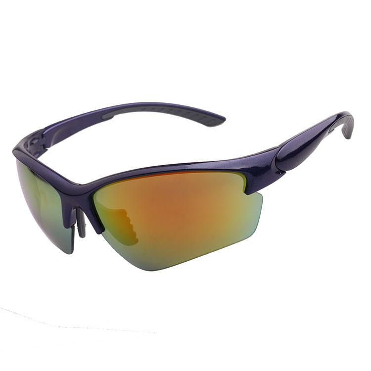 2019 Half Frame Sports Sunglasses with Rubber