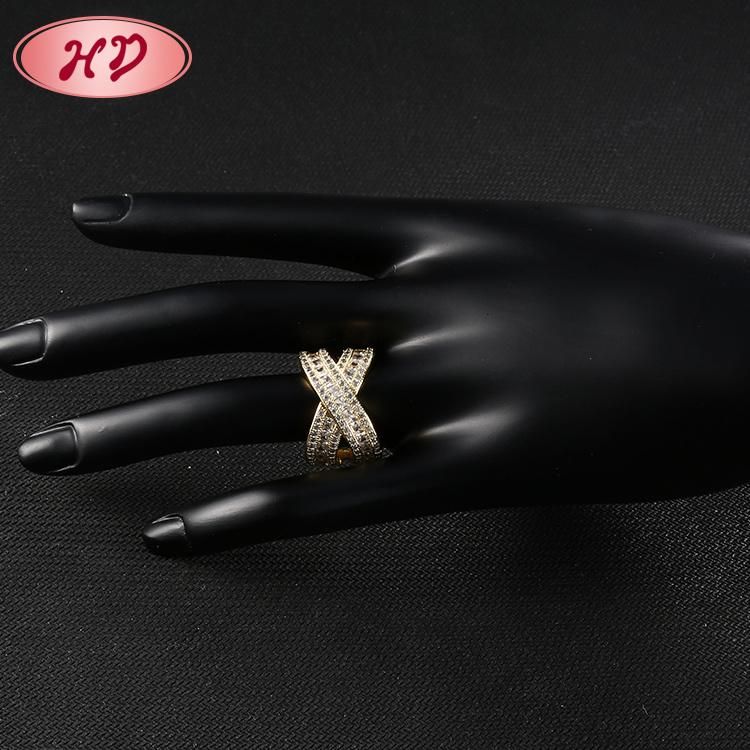 Fashion 18K Gold Plated Silver Stainless Steel Wedding Engagement Jewelry Design Man Finger Rings