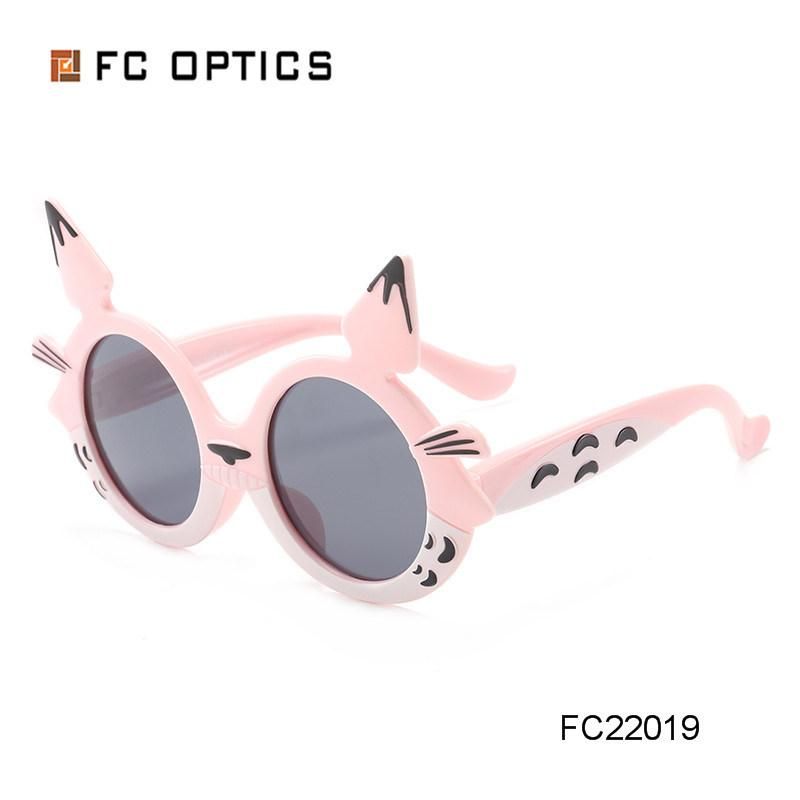 New Fashion 2020 Cartoon Shape Cute Kids Sunglasses Polarized