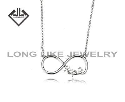 925 Sterling Silver Jewelry Infinity Necklace
