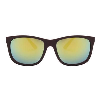 2019 Rubber Brown Unisex Sports Sunglasses
